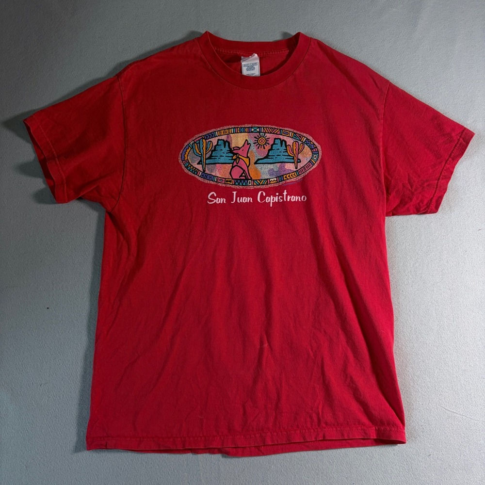 Tennessee River San Juan Capistrano Coyote Desert Graphic Tee Red Mens Large